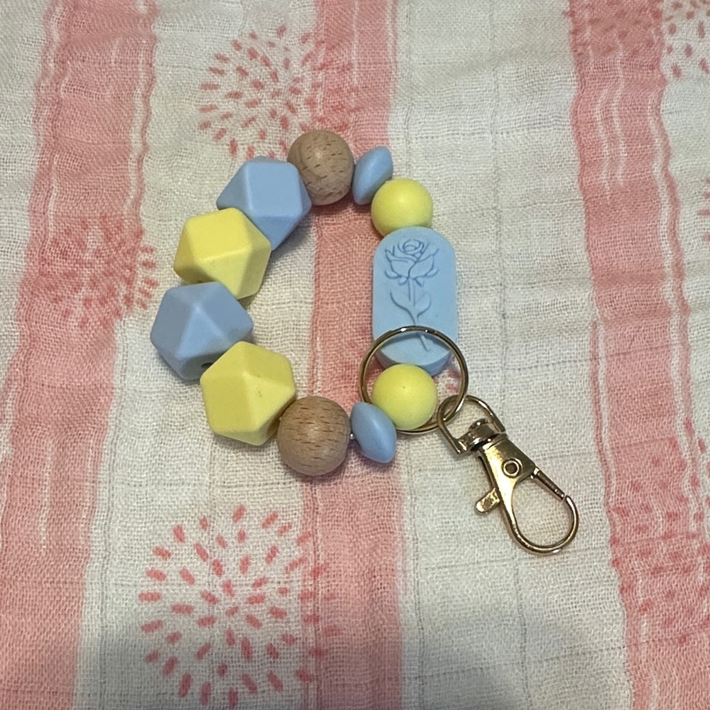 Colorful Beaded keychain / bag charm